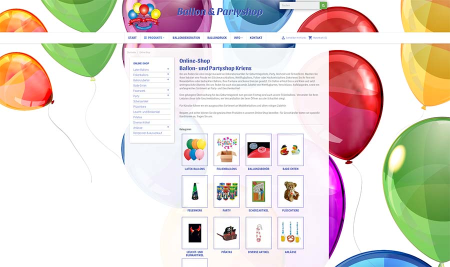 Ballondekoration - Ballonatelier Burch Ballonshop